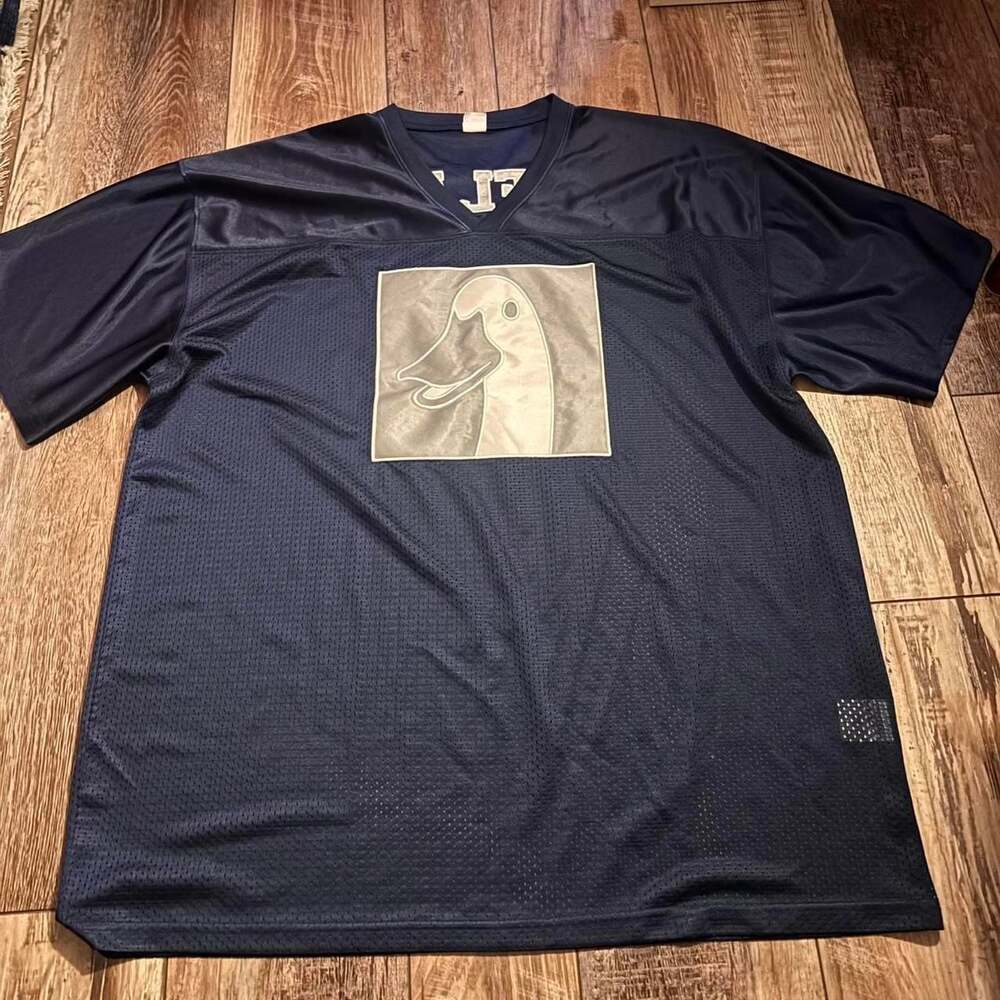 Sport-Tek Aflac Football Mesh Jersey Navy Blue Size 2XL